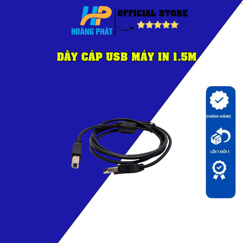 Dây Cáp USB Máy In 1.5m